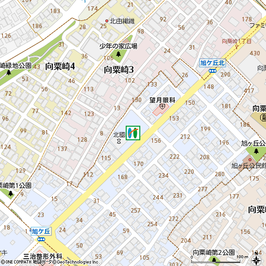内灘大学通り支店（内灘支店内）付近の地図